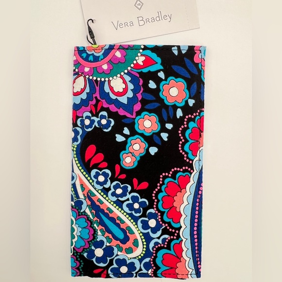 Vera Bradley Print Checkbook Cover Haymarket Paisley NWT - Picture 1 of 6